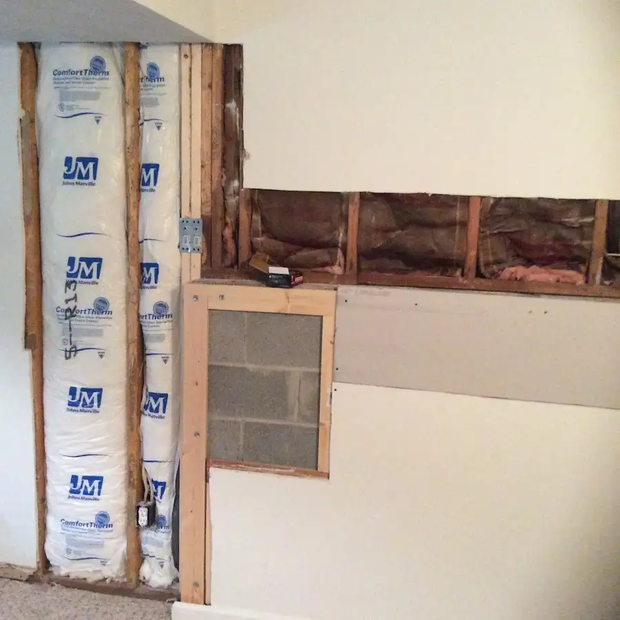 Wall insulation replacement during Odor Removal & Deodorization in Upper Deerfield